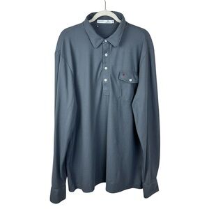 Criquet Long Sleeve Players Polo Pocket Shirt